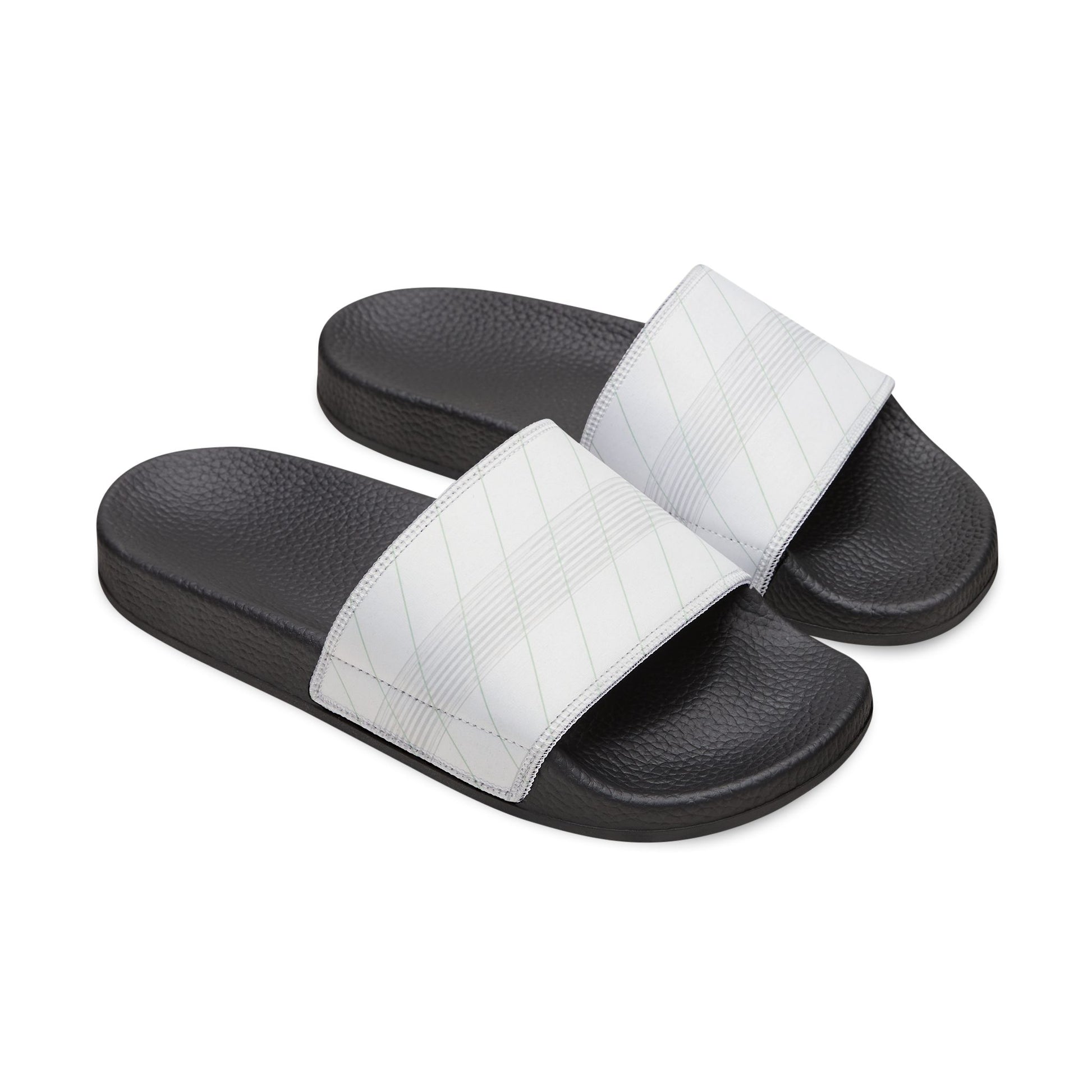 Ciabatte Slide Silver Stripe