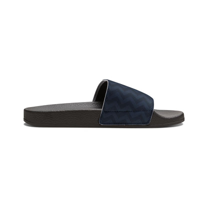 Ciabatte Slide Herringbone Blue