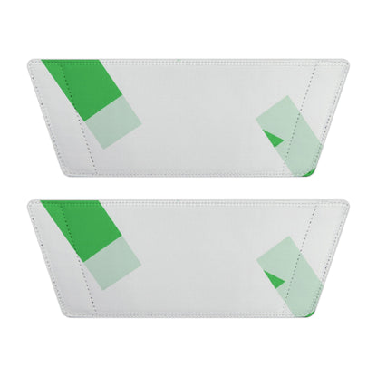 Ciabatte Bianche Dettaglio Verde
