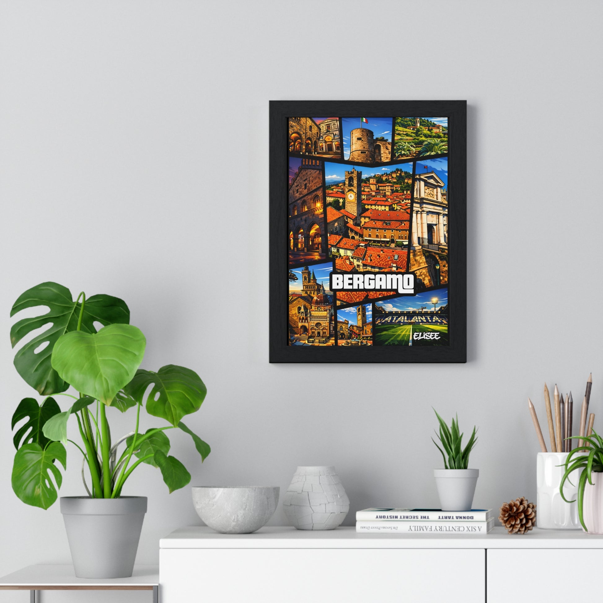 Bergamo Vintage Poster GTA Style