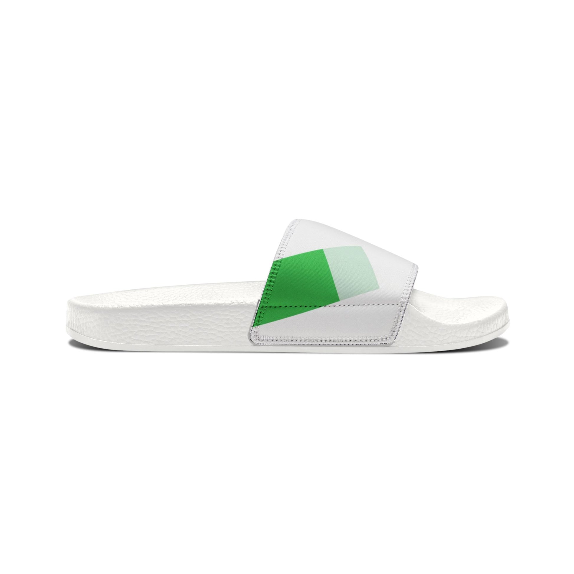Ciabatte Bianche Dettaglio Verde