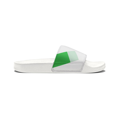 Ciabatte Bianche Dettaglio Verde