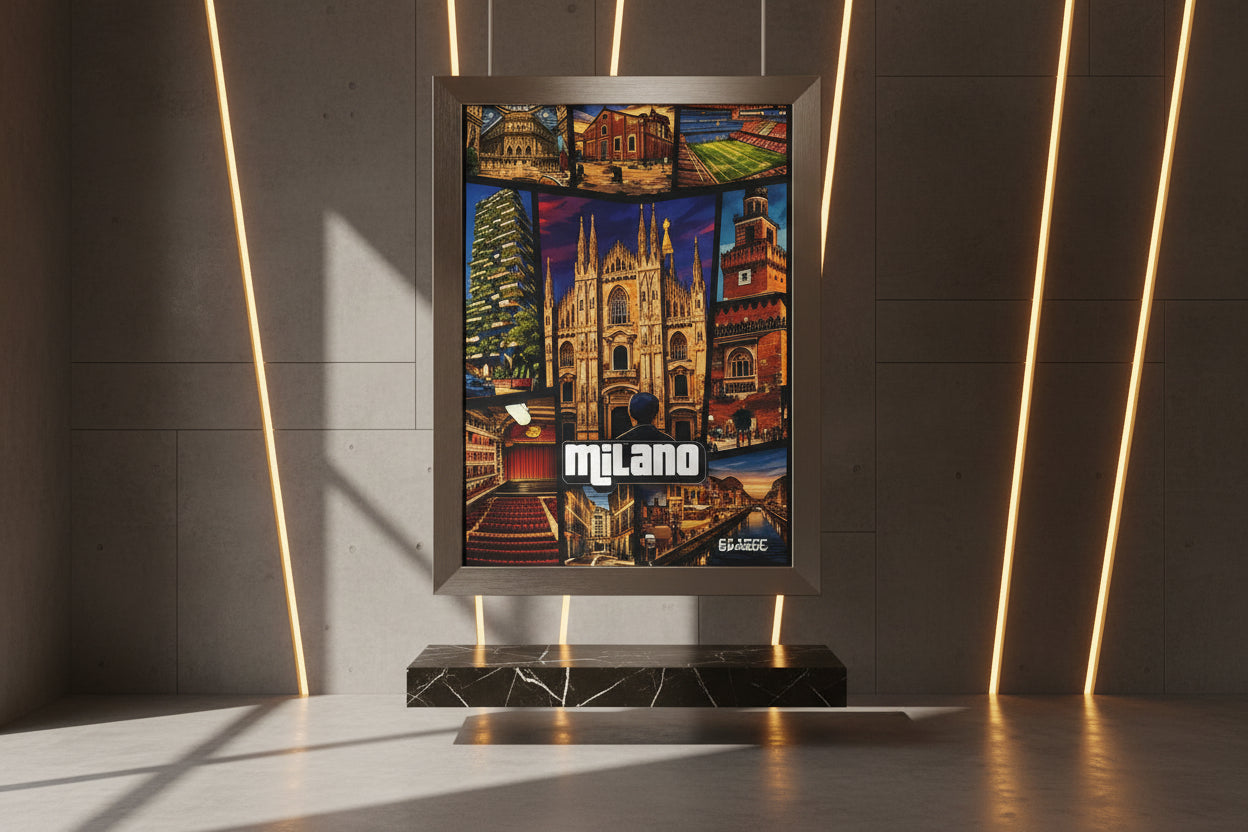 Milano Vintage Poster GTA Style