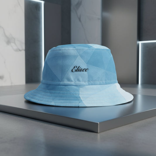 Cappello délavé Celeste Ghiaccio