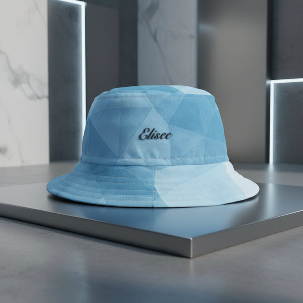 Cappello délavé Celeste Ghiaccio