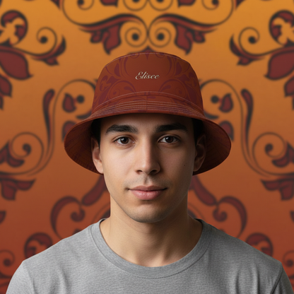 Cappello délavé Giallo Rosso Stile Barocco/Rococò