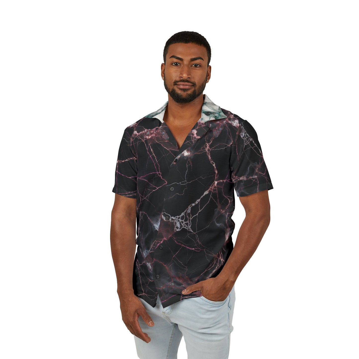 Camicia di Marmo Nero Spaccato