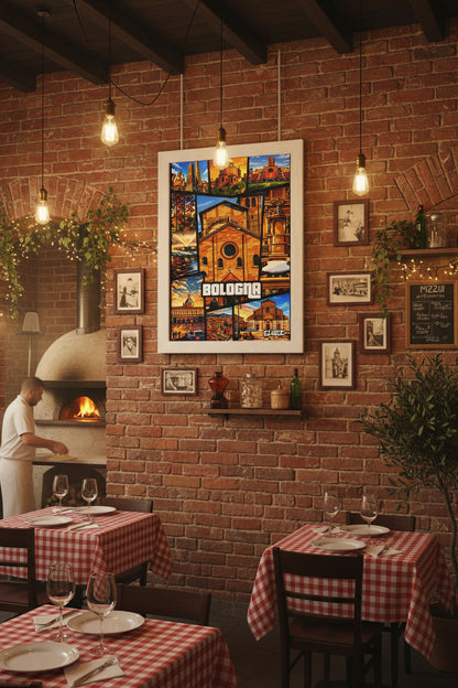 Bologna Vintage Poster GTA Style