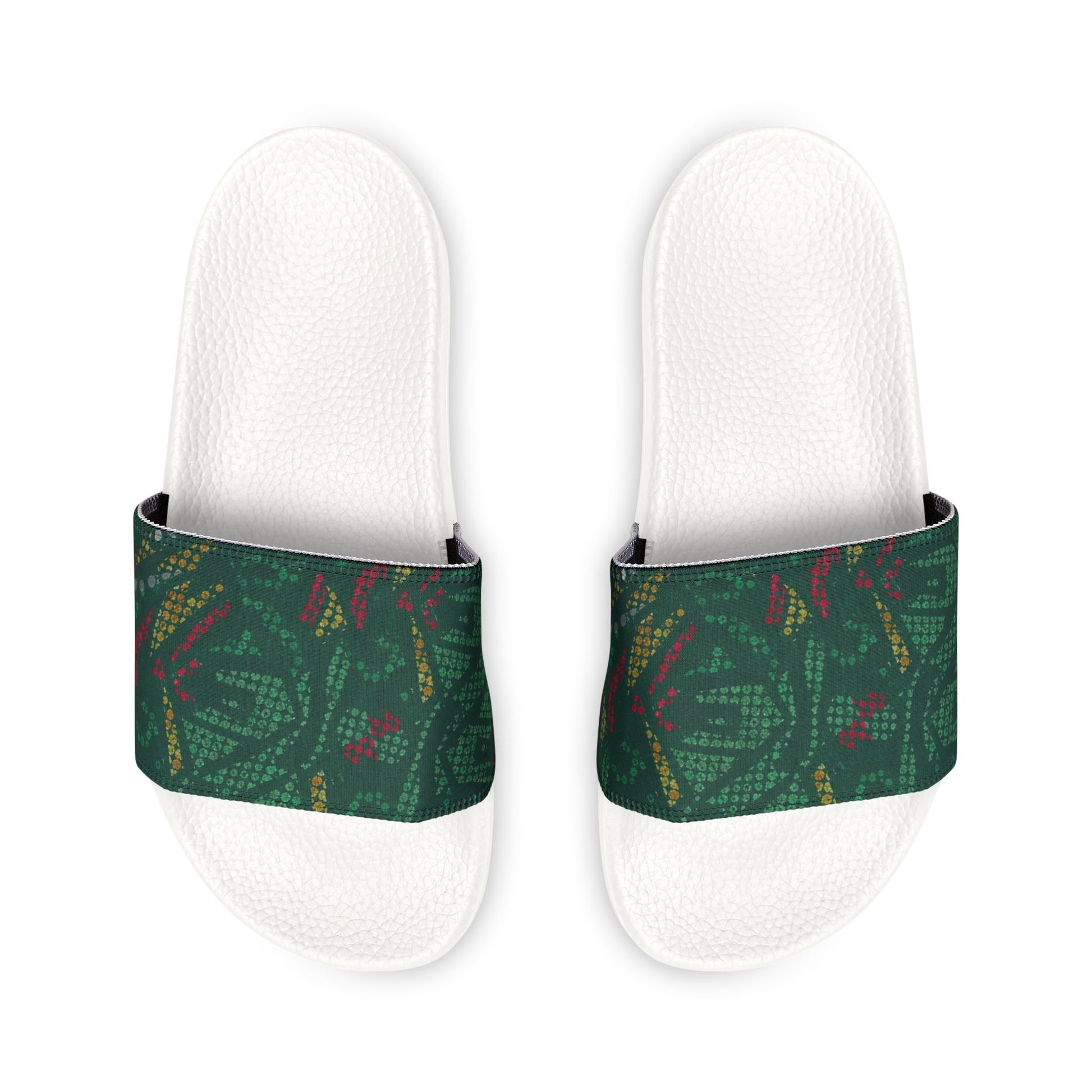 Ciabatte Slide Green Pattern