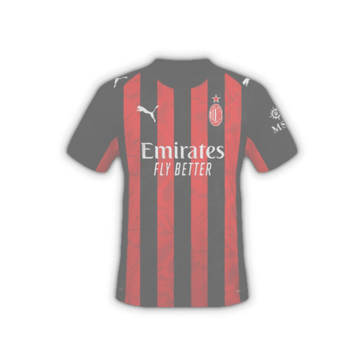 Adesivo Milan Home s.s. 25/26