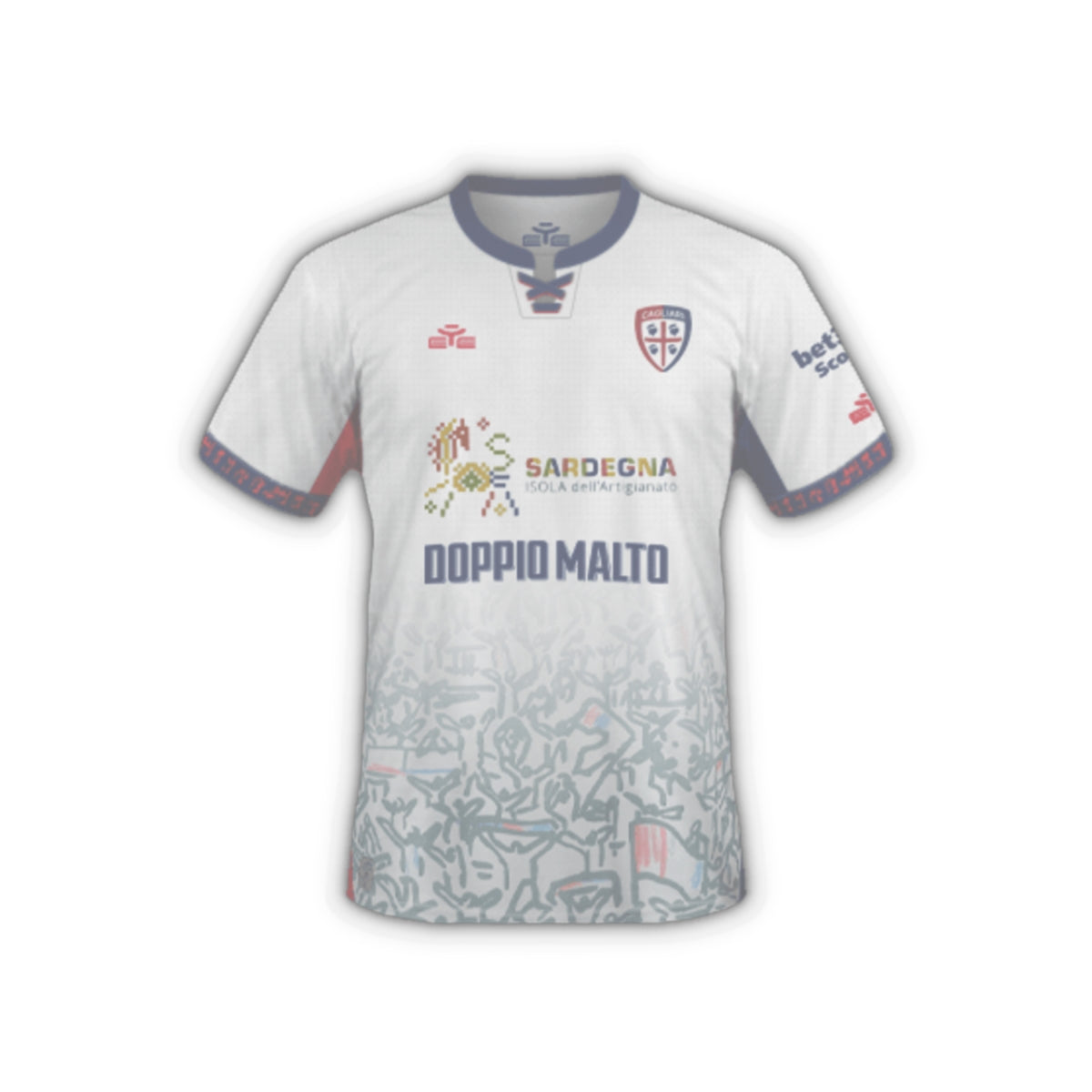 Adesivo Cagliari Away s.s. 25/26
