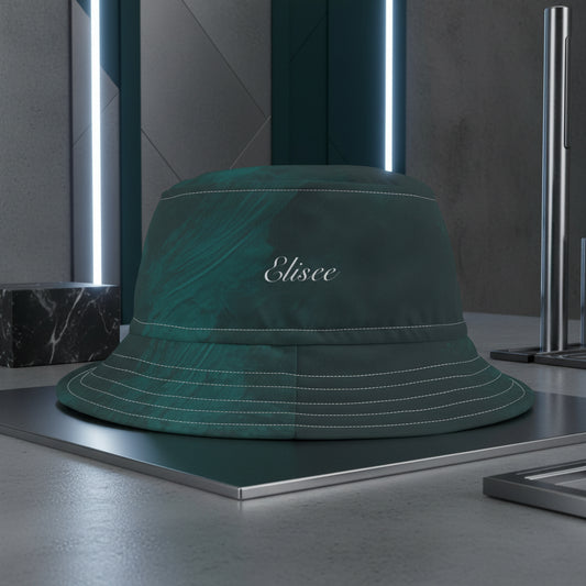 Cappello délavé Verde Acqua Grigio Scuro