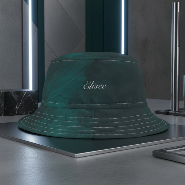 Cappello délavé Verde Acqua Grigio Scuro
