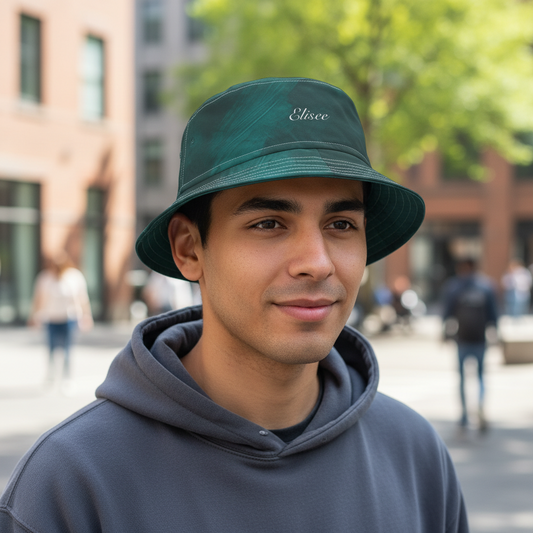 Cappello délavé Verde Acqua Grigio Scuro