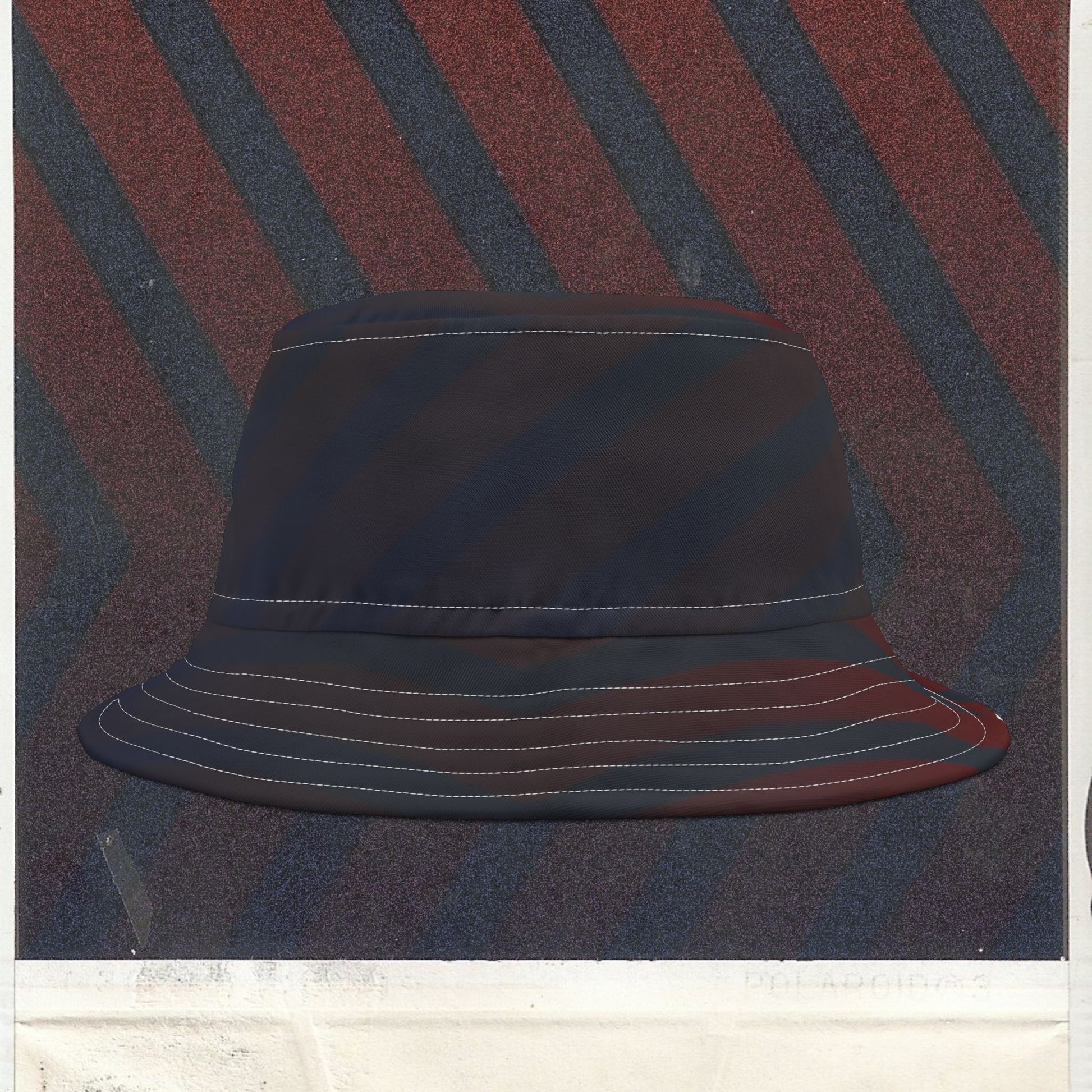Cappello délavé Rosso Blu