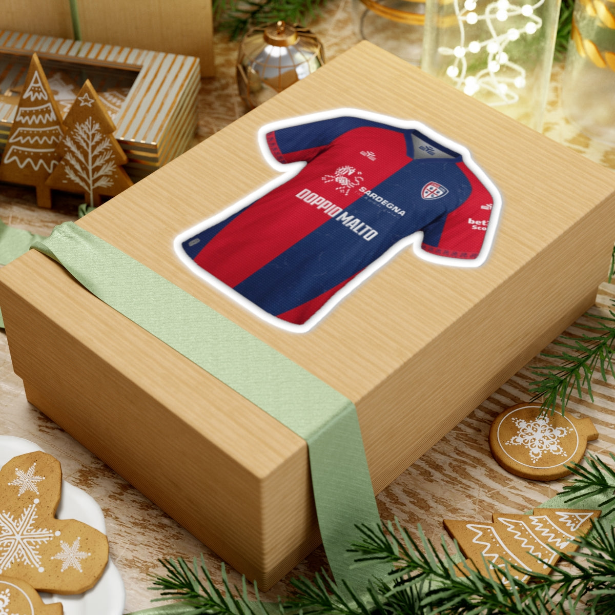 Adesivo Cagliari Home s.s. 25/26