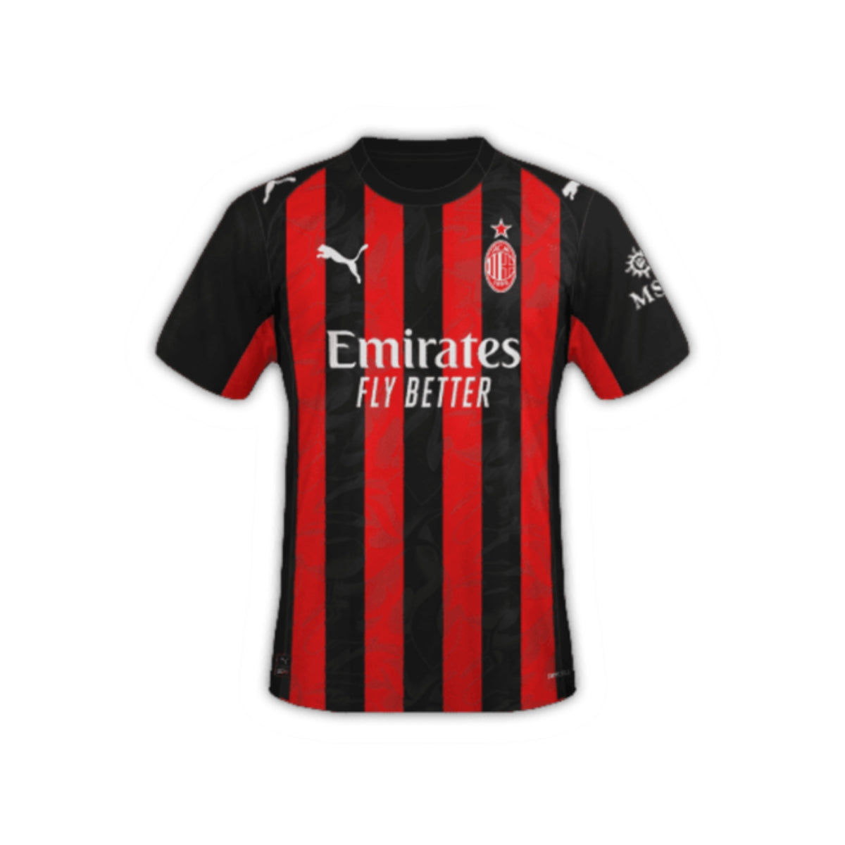 Adesivo Milan Home s.s. 25/26