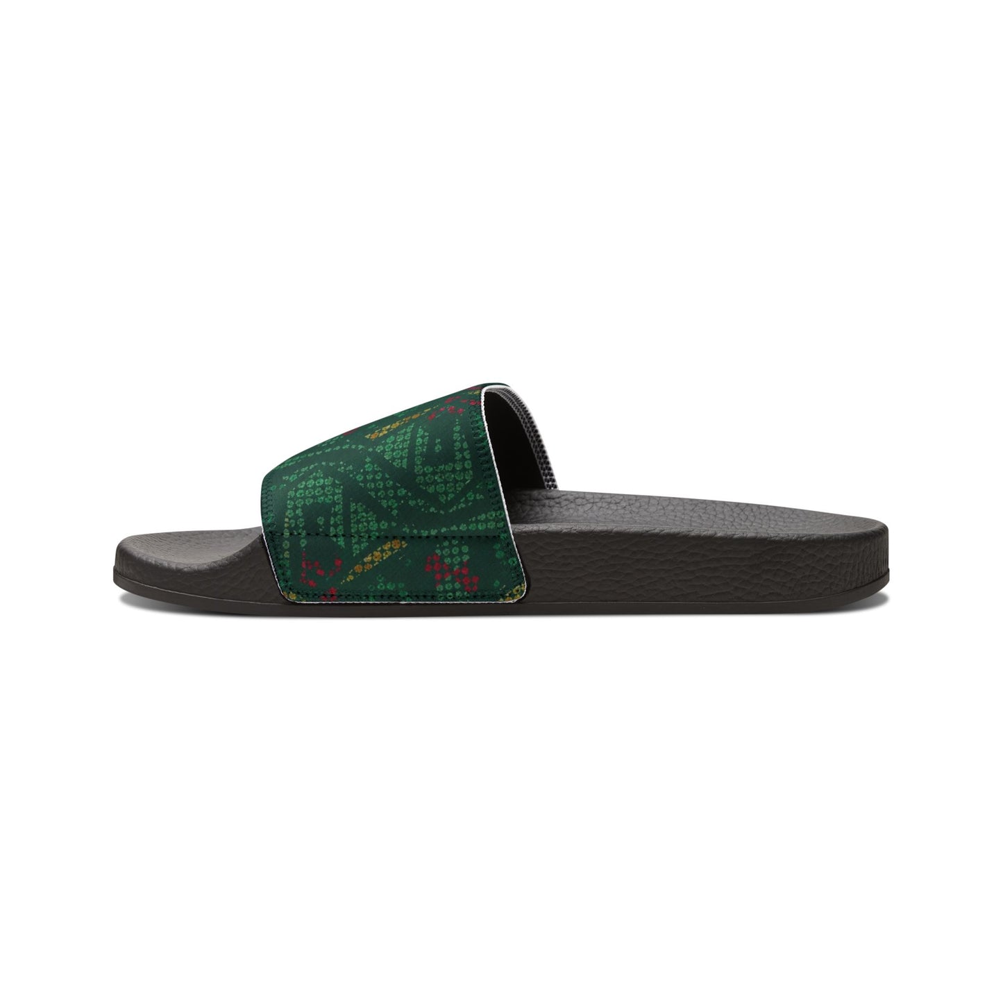 Ciabatte Slide Green Pattern