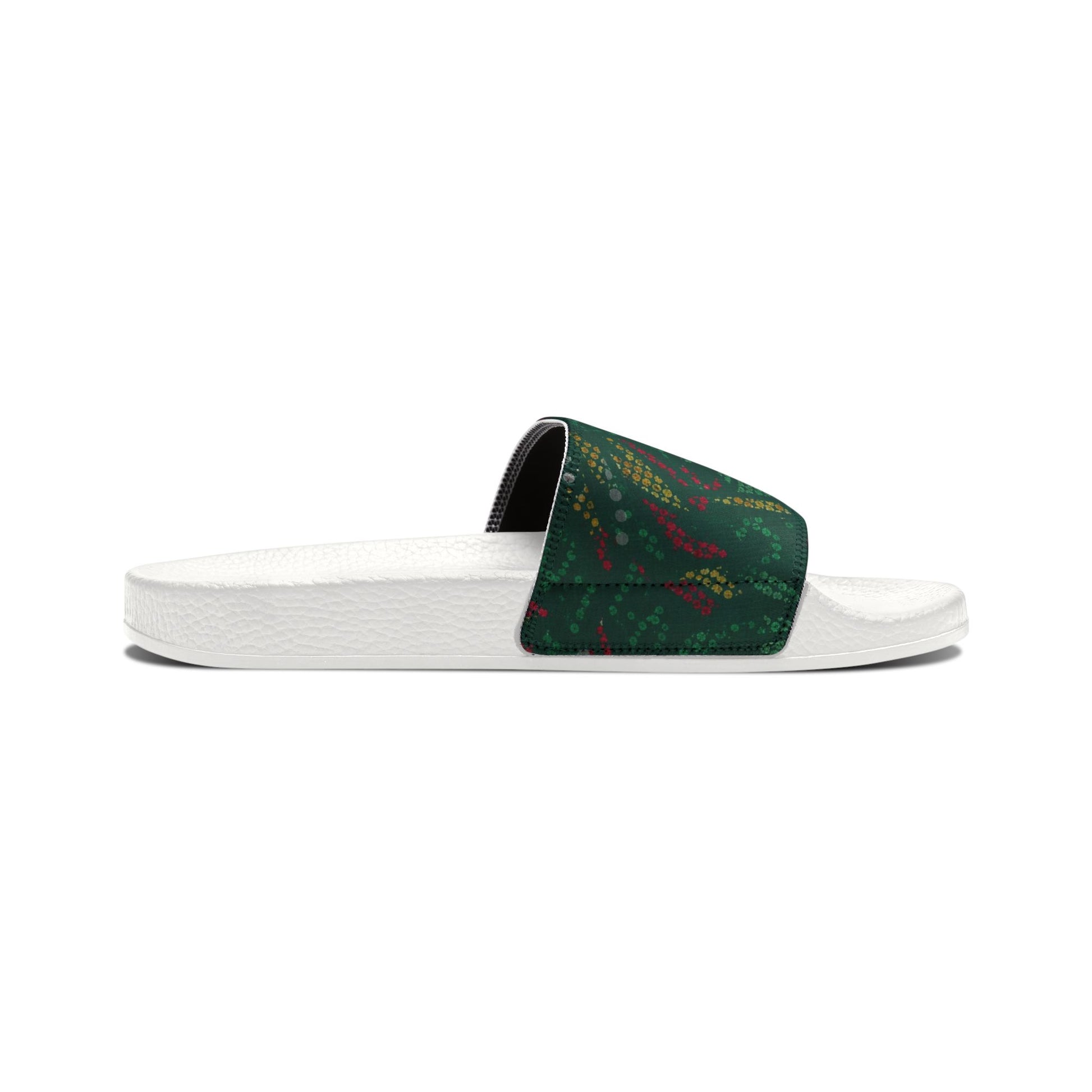 Ciabatte Slide Green Pattern