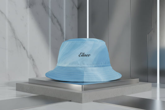 Cappello délavé Bianco Celeste Sfumato