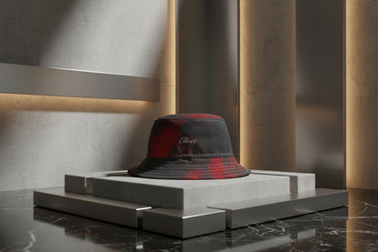 Cappello délavé Rosso & Nero