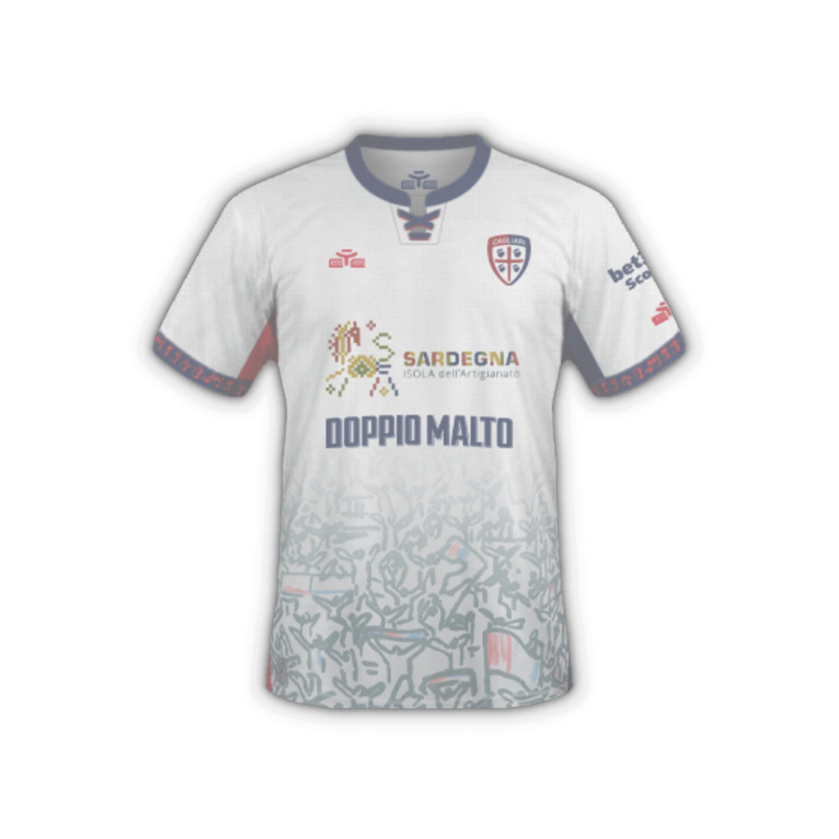 Adesivo Cagliari Away s.s. 25/26