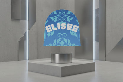 Berretto Elisee Stile Barocco Azzurro Ricamo Celestino