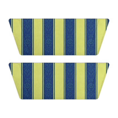 Ciabatte a Fascia Estive a Righe Blu e Lime