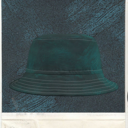 Cappello délavé Verde Acqua Grigio Scuro