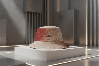 Cappello délavé Bianco Rosso