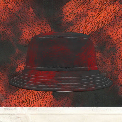 Cappello délavé Rosso & Nero