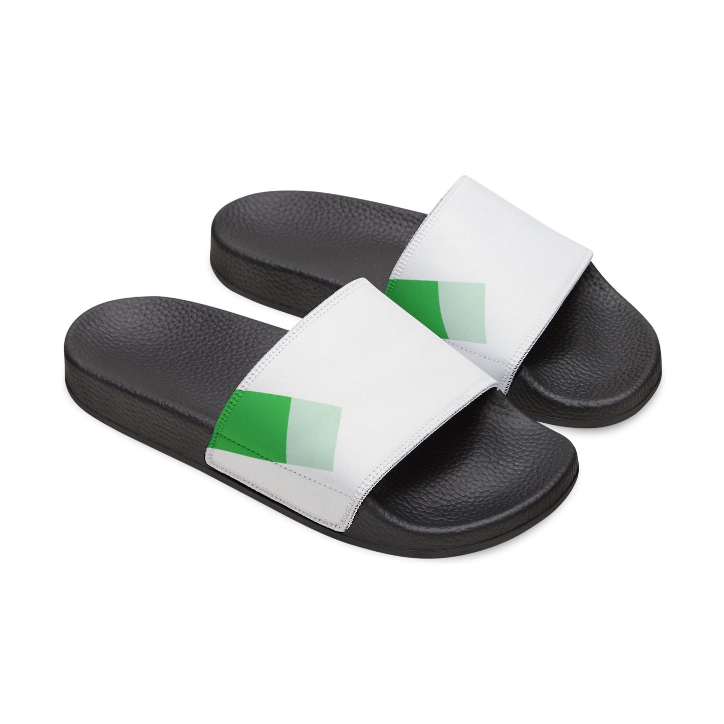 Ciabatte Bianche Dettaglio Verde