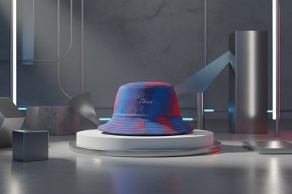 Cappello délavé Rosso & Blu