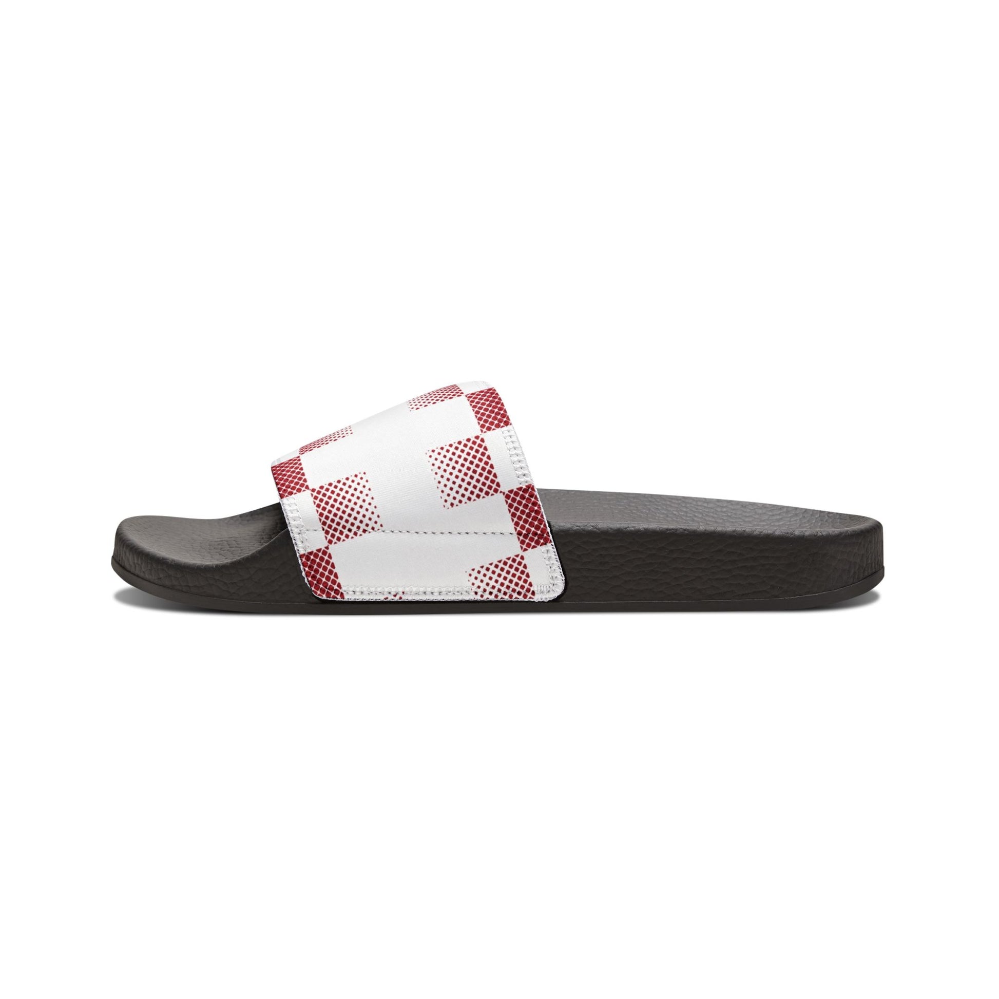 Ciabatte Slide Check Red