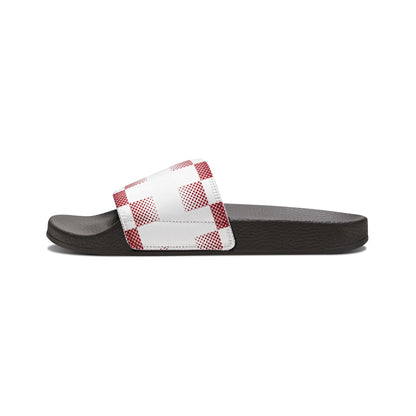 Ciabatte Slide Check Red