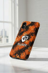 Cover Elisee Nero Arancio per iPhone X