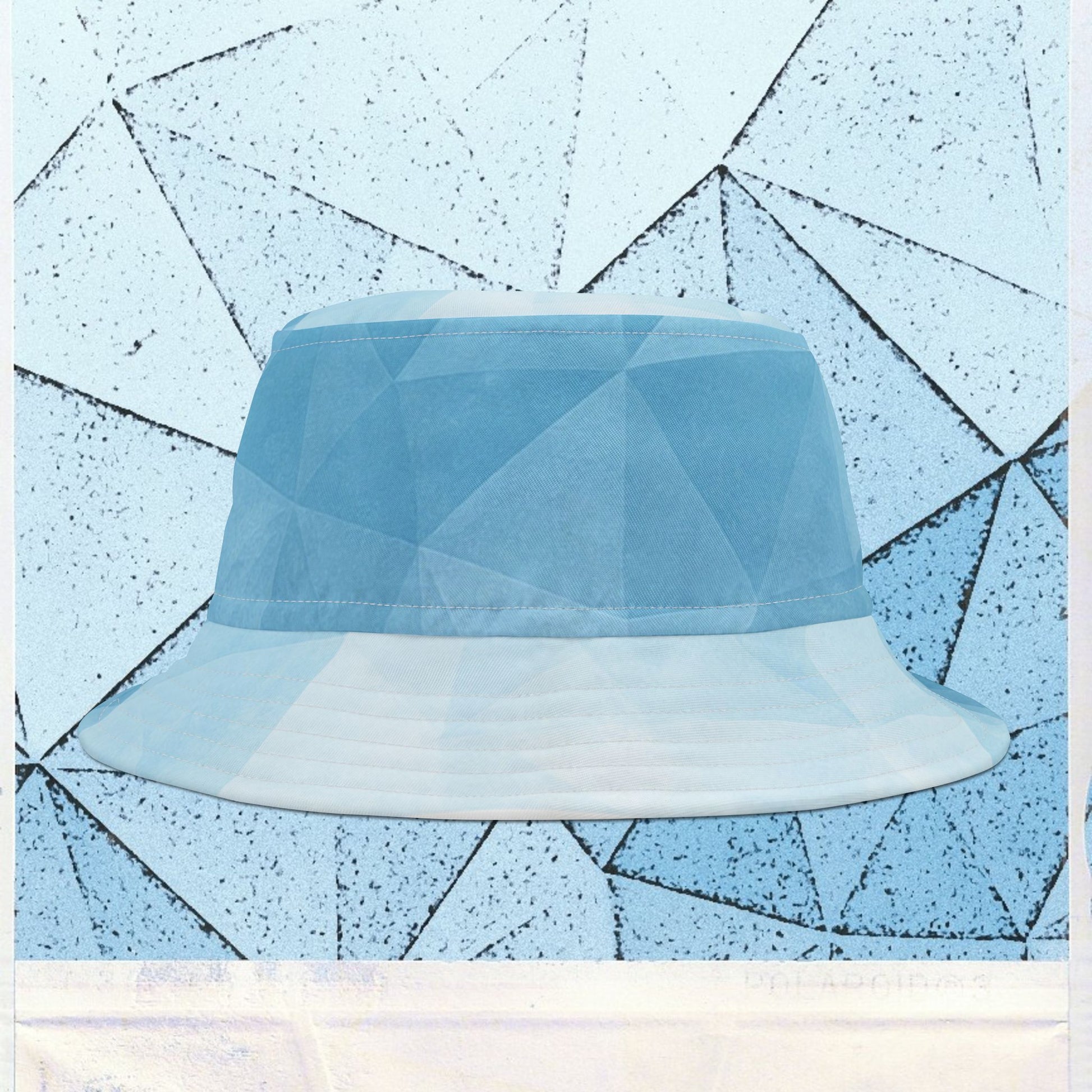 Cappello délavé Celeste Ghiaccio