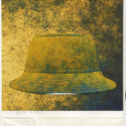 Cappello délavé Giallo Blu