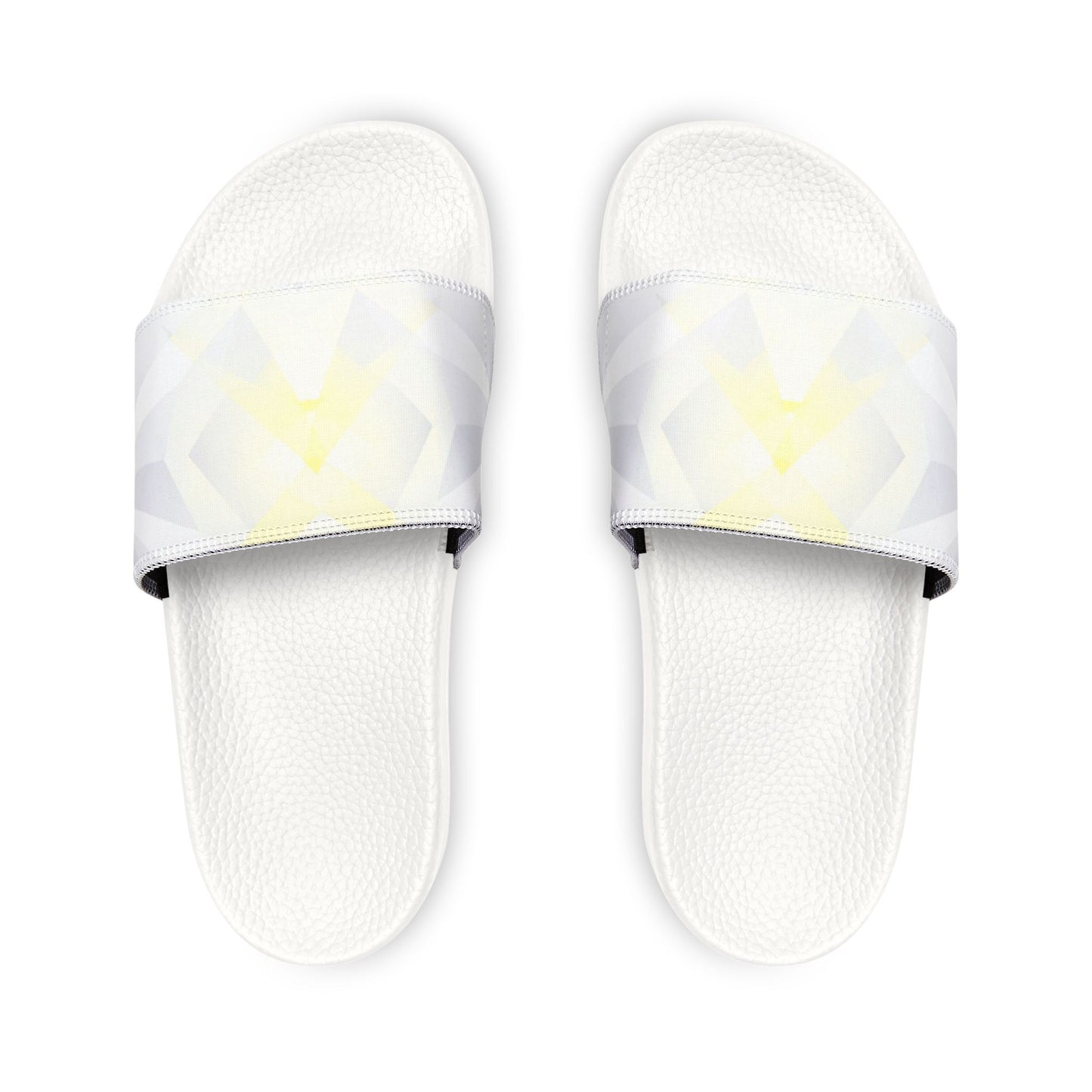 Ciabatte Slide Star Glow – Bianco e Giallo