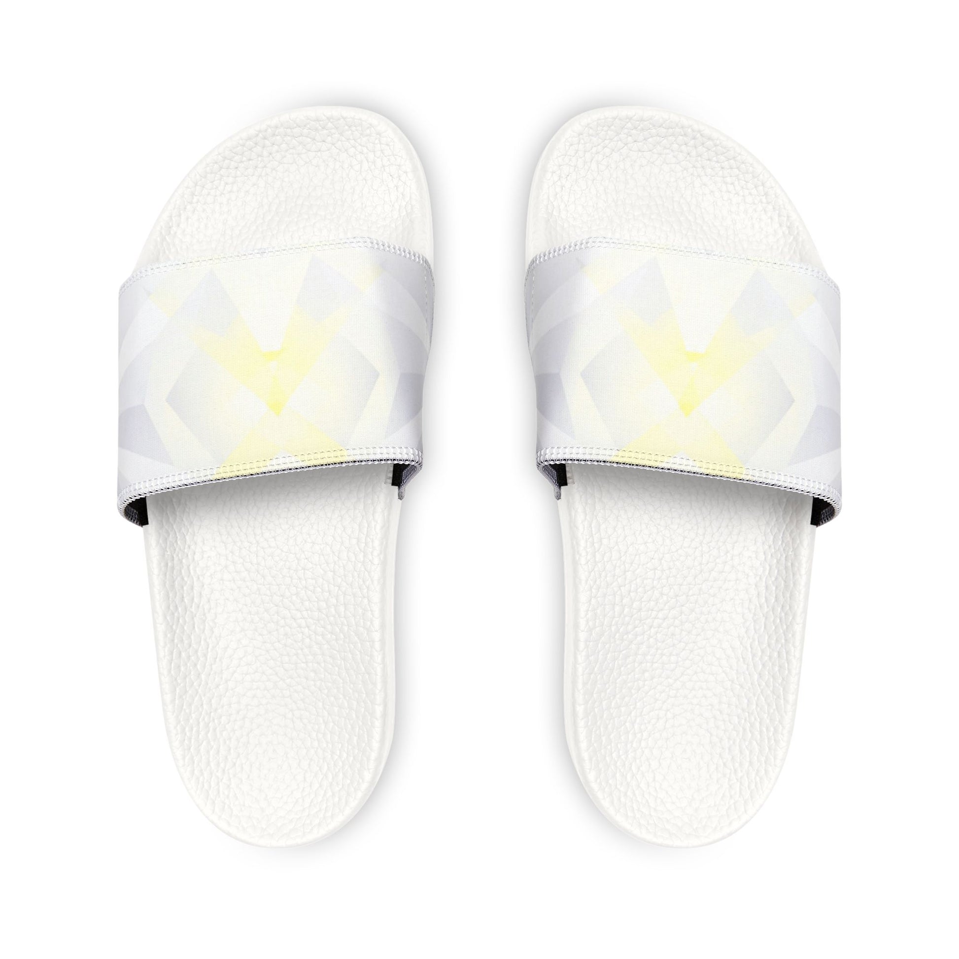 Ciabatte Slide Star Glow – Bianco e Giallo