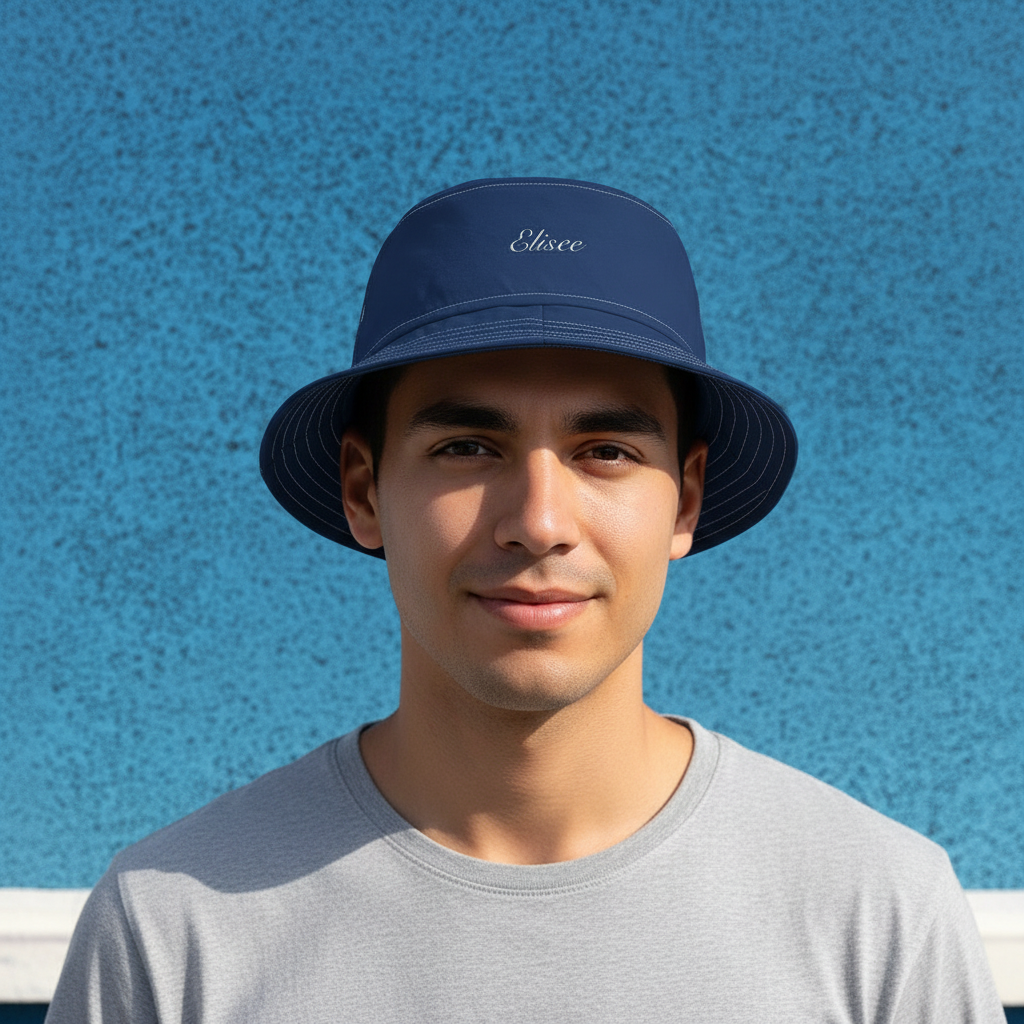 Cappello délavé Blu