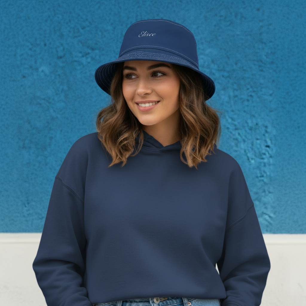 Cappello délavé Blu