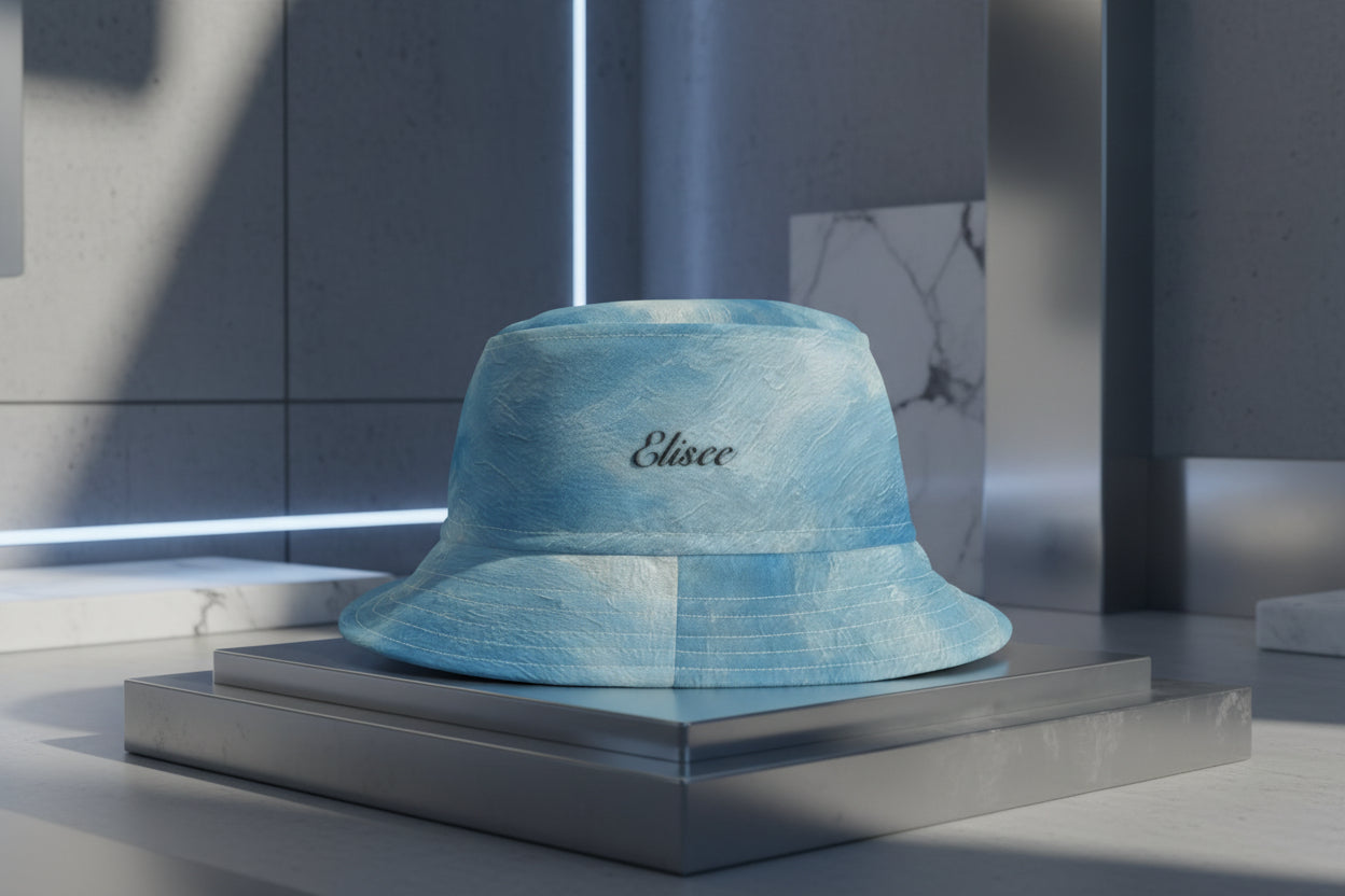 Cappello délavé Celeste Sky