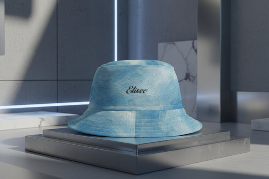 Cappello délavé Celeste Sky