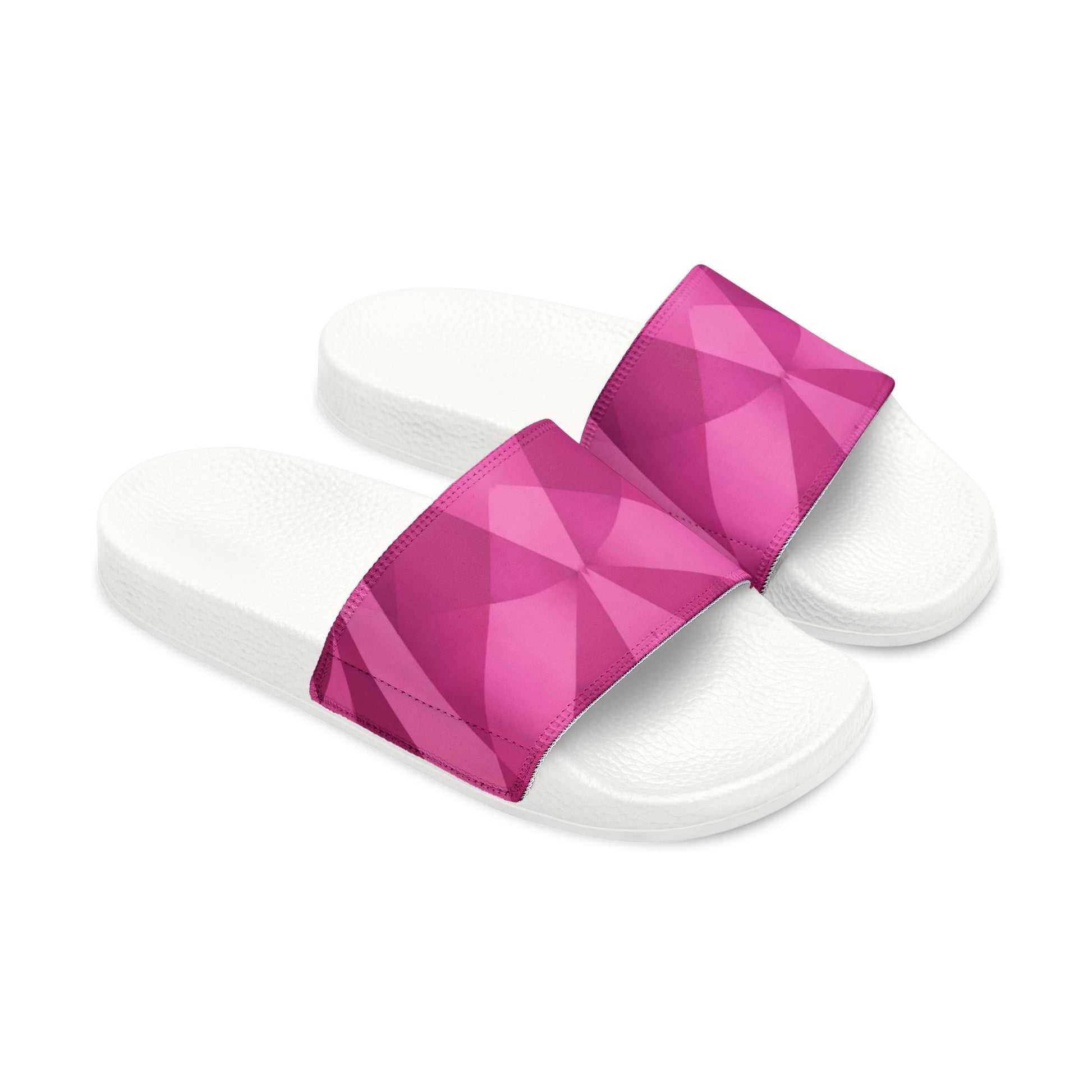 Ciabatte Estive con Motivo Geometrico Fucsia