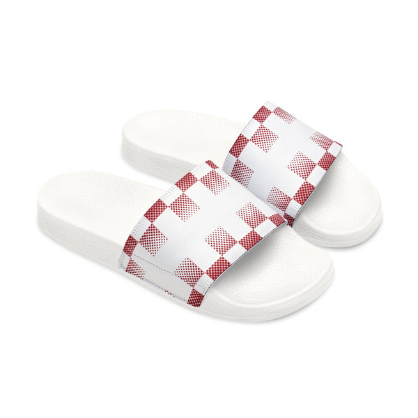 Ciabatte Slide Check Red