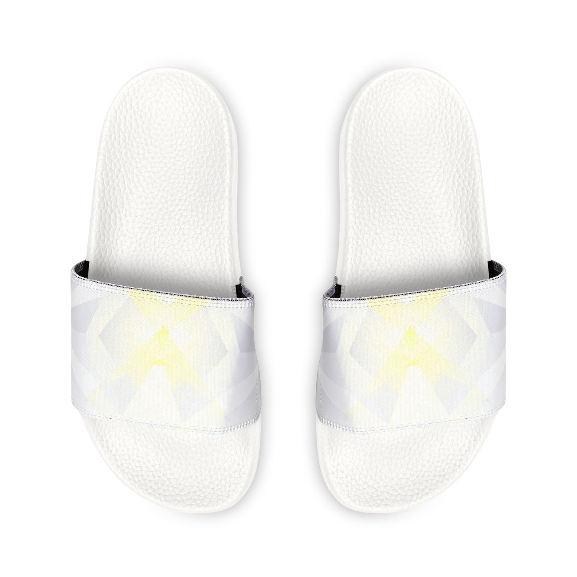 Ciabatte Slide Star Glow – Bianco e Giallo