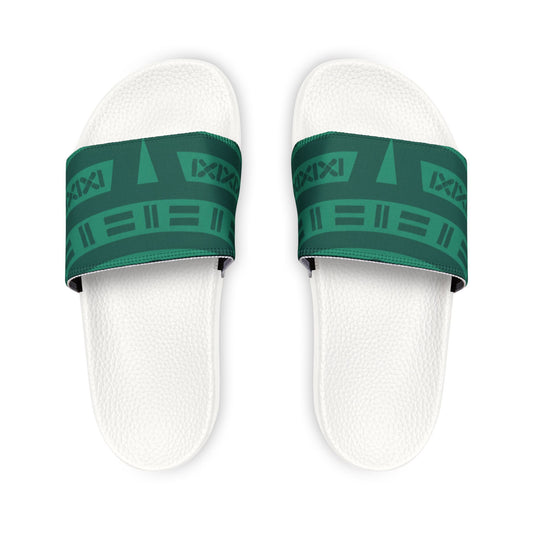 Slide Verde Geometrico