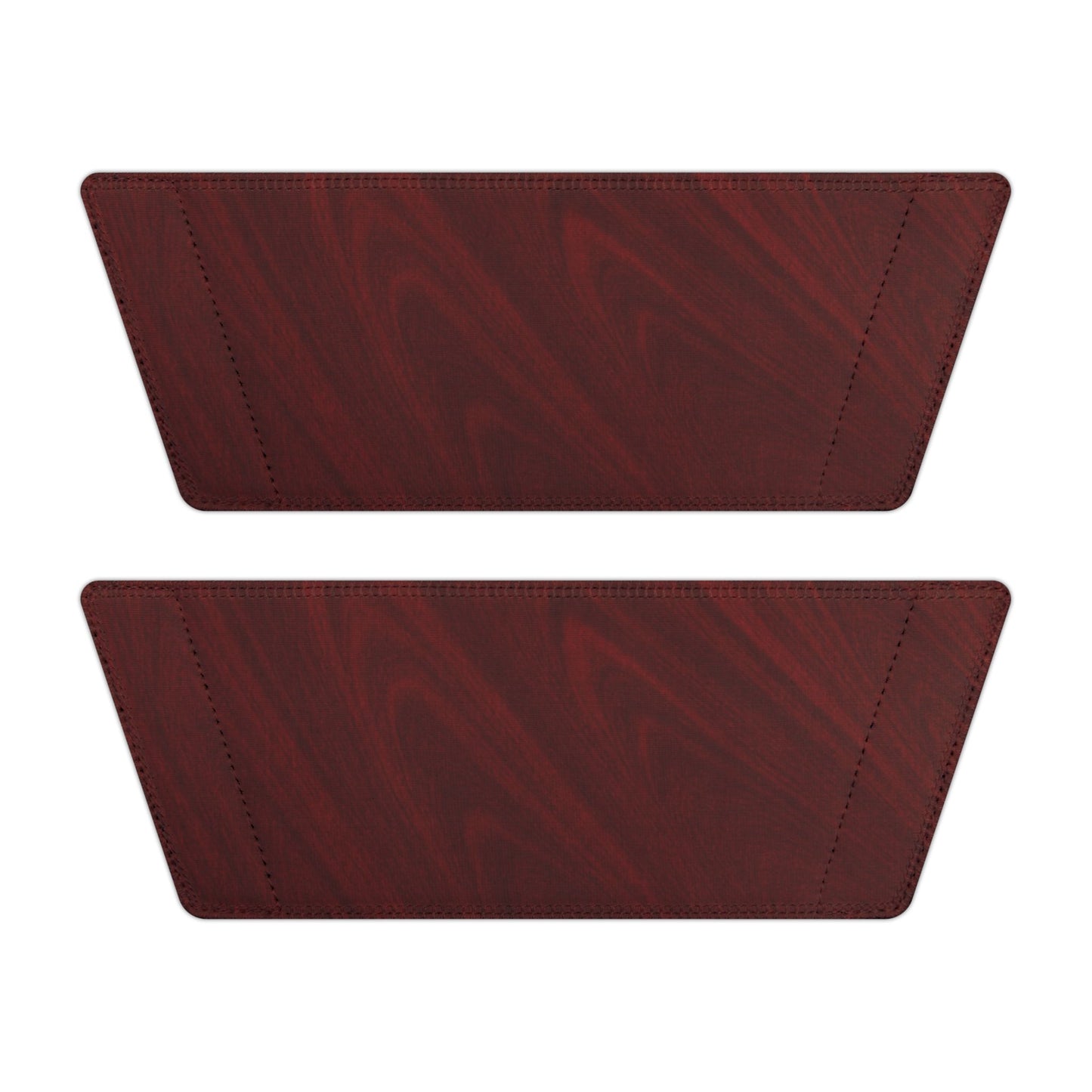 Sandali a Fascia Bordeaux e Neri