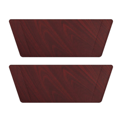 Sandali a Fascia Bordeaux e Neri